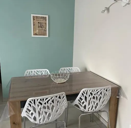 Calme, Climatisé 3min à Pied De La Apartamento