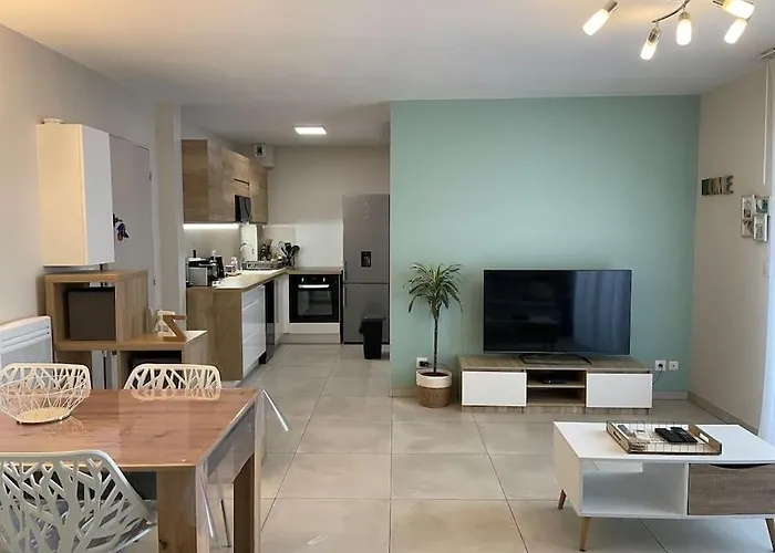 Calme, Climatisé 3min à Pied De La Apartamento *